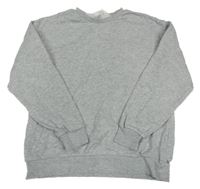 Sivá melírovaná mikina H&M