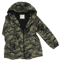 Army šusťáková jarní parka s kapucí PRIMARK