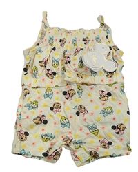 Smotanový letný overal s Minnie a Daisy PRIMARK