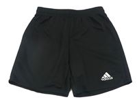 Čierne funkčné športové kraťasy Adidas