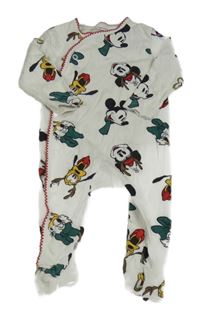 Biely overal s Minnie a Mickey s kamarády zn. PRIMARK
