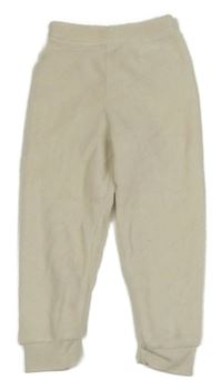 Smotanové plyšové nohavice Kiki&Koko