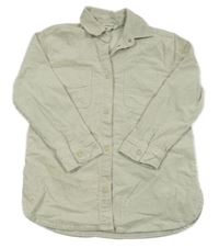 Smetanová manšestrová košilová bunda TOM TAILOR