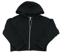 Čierna prepínaci oversize crop mikina s kapucňou F&F