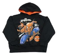 Čierna mikina so Spider-many a kapucňou MARVEL