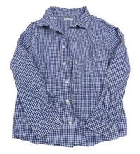 Námořnicky modro-bílá kostkovaná košile Eden et Victor