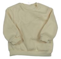 Smotanová tepláková mikina SHEIN