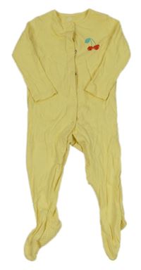 Žlutý overal s třešničkami F&F