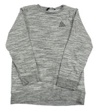 Sivo-biela melírovaná mikina so znakom George