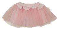 Svetloružová tylová sukňa Hello Baby