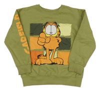 Světlekhaki mikina s Garfieldem PEPCO