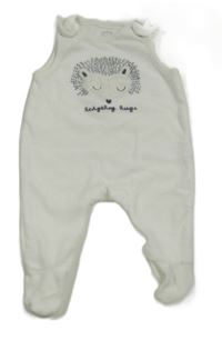 Smetanové sametové dupačky s ježkom C&A