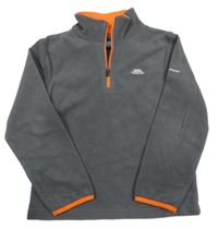 Tmavosivá fleecová funkčná mikina Trespass