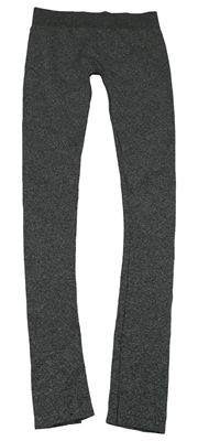 Tmavosivé melírované spodné legíny