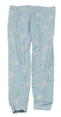 Světlemodré pyžamové kalhoty s labutěmi George