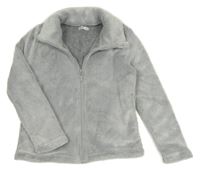 Sivá chlpatá prepínaci mikina