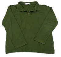 Khaki polo tričko Reserved