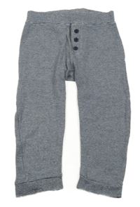 Tmavomodro-biele pruhované ľahké tepláky s gombíkmi George