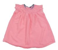 Neonově růžová šifonová tunika Y.F.K.