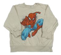 Béžová mikina se Spidermanem H&M