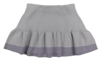 Lila pletená sukňa H&M