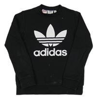 Čierna mikina s logom Adidas
