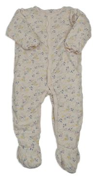Světlerůžový zateplený overal s králíky Mothercare