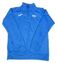 Modrá športová mikina s písmeny Joma