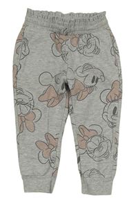 Sivé vzorované tepláky s Minnie George