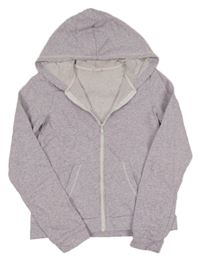Lila melírovaná prepínaci mikina s kapucňou zn. H&M