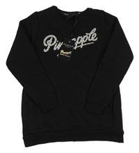 Nové - čierna mikina s nápisom s kamienkami Primark