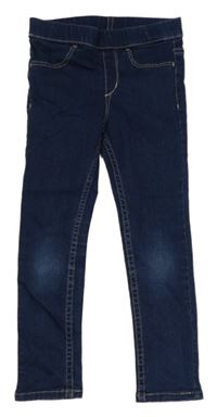 Tmavomodré džegíny H&M