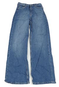 Modré široké rifle H&M