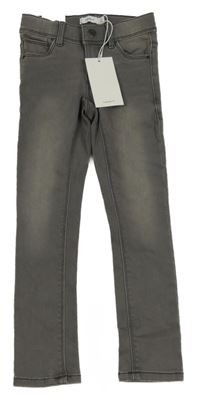 Nové - šedé skinny rifle Name it