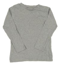 Sivé melírované tričko St. Bernard