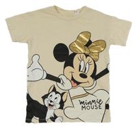 Smetanové tričko s Minnie H&M