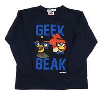 Tmavomodré triko - Angry Birds M&Co.