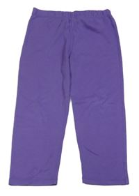 Fialové crop legíny