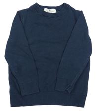 Tmavomodrý sveter H&M