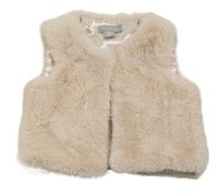 Svetloružová kožušinová podšitá vesta Primark