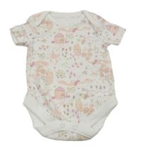 Bielo-ružové body s obrázkami Nutmeg