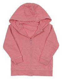 Svetloružová prepínaci mikina s kapucňou George