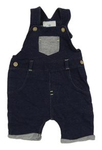 Tmavomodré teplákové na traké kraťasy Topomini