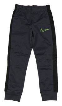Antracitovo-černé thermo tepláky s logem Nike