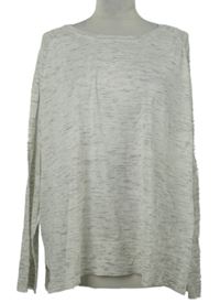 Nové - Dámsky sivý melírovaný ľahký sveter Primark