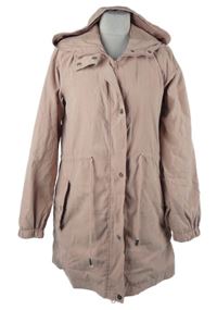 Dámská světlerůžová šusťáková jarní parka s kapucí JDY 