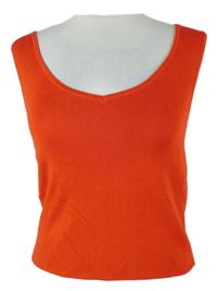 Dámsky červený úpletový crop top Primark