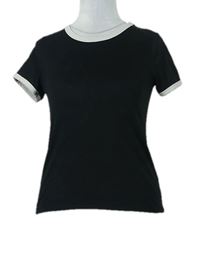 Dámske čierne tričko H&M
