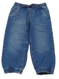 Modré teplákové cuff rifle Benetton