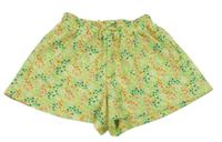 Zeleno-kvetované ľahké kraťasy Matalan